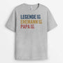 1732AGE2 personalisiertes legende ehemann papa und opa seit t shirt