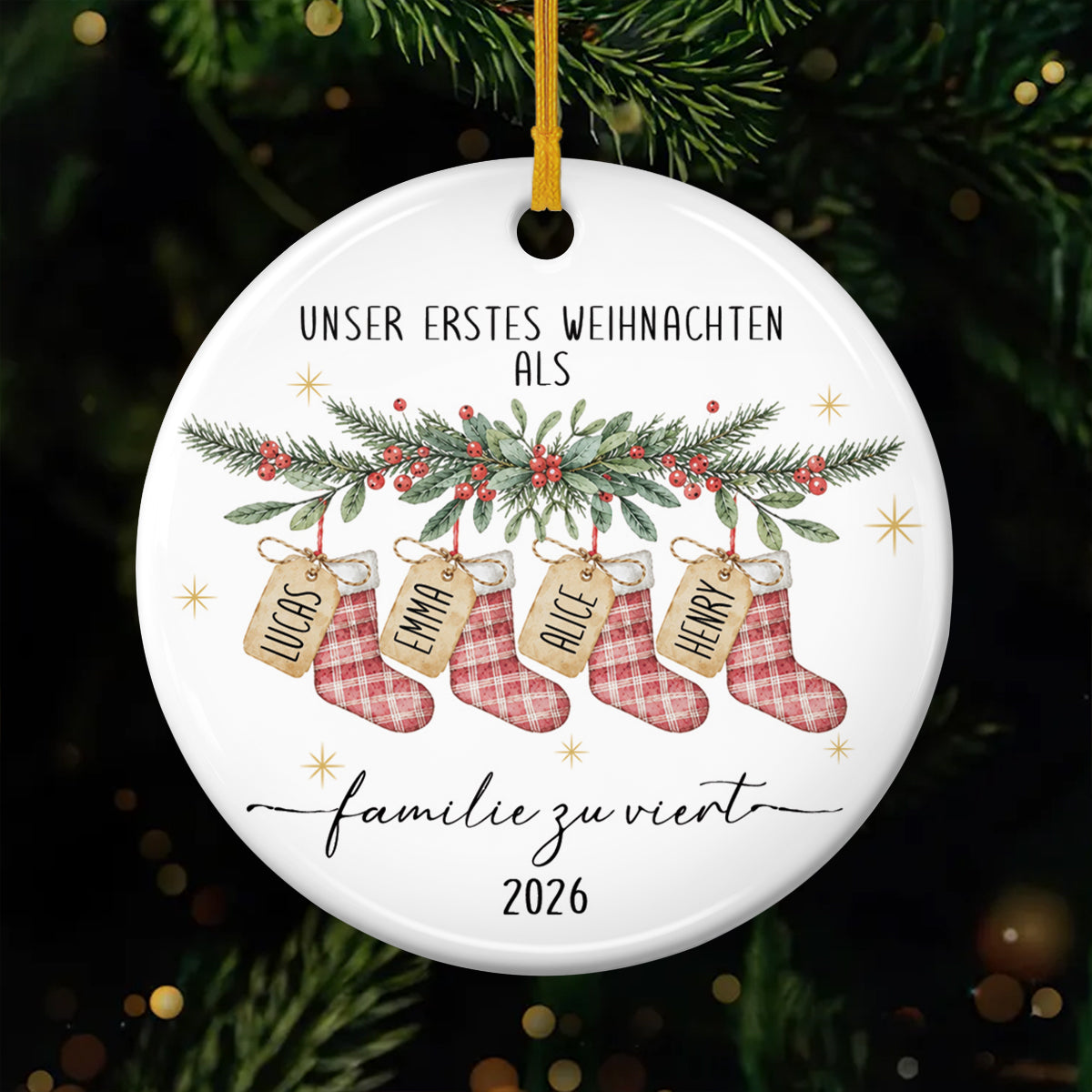 18149OH ProCeramicOrnament CouGE RnDNone IdeHa NicFamily