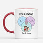 1831MGE2 personalisiertes mein glucksort tasse