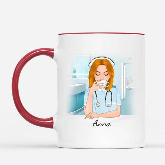 1851MGE2 personalisierte entspann dich_ unsere mama ist krankenschwester tasse