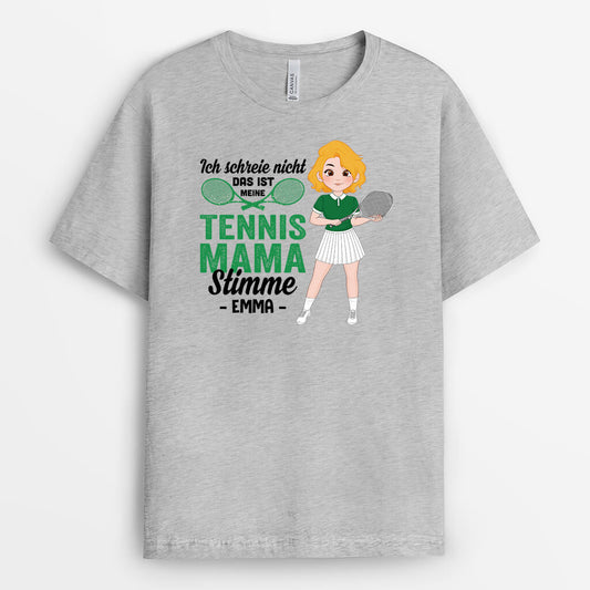 1854AGE2 personalisiertes ich schreie nicht_ das ist meine stimme beim tennis spielen_ t shirt