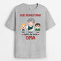 1872AGE2 personalisiertes der ruhestand macht die beste oma den besten opa t shirt