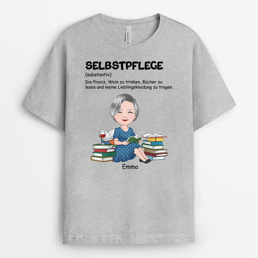 1901AGE2 personalisiertes selbstfursorge definition t shirt