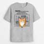 1930AGE1 personalisiertes die katze schaut immer zu dir auf t shirt