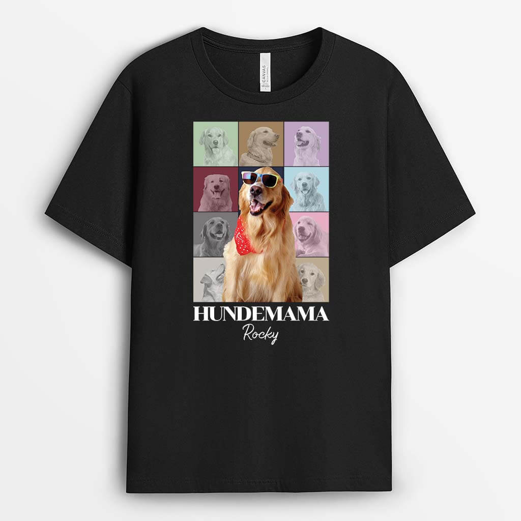 1948AGE1 personalisiertes hundemama hundepapa t shirt