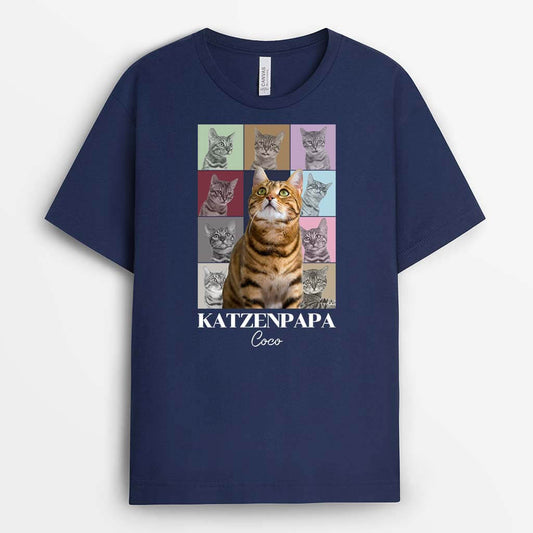 1948AGE2 personalisiertes katzenmama katzenpapa t shirt