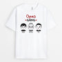 1957AGE1 personalisiertes opas papas bande t shirt