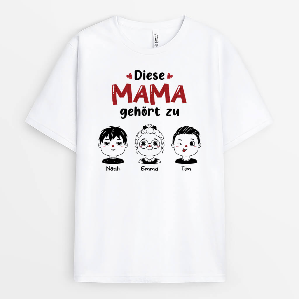 1960AGE1 personalisiertes diese mamas omas gehort zu t shirt