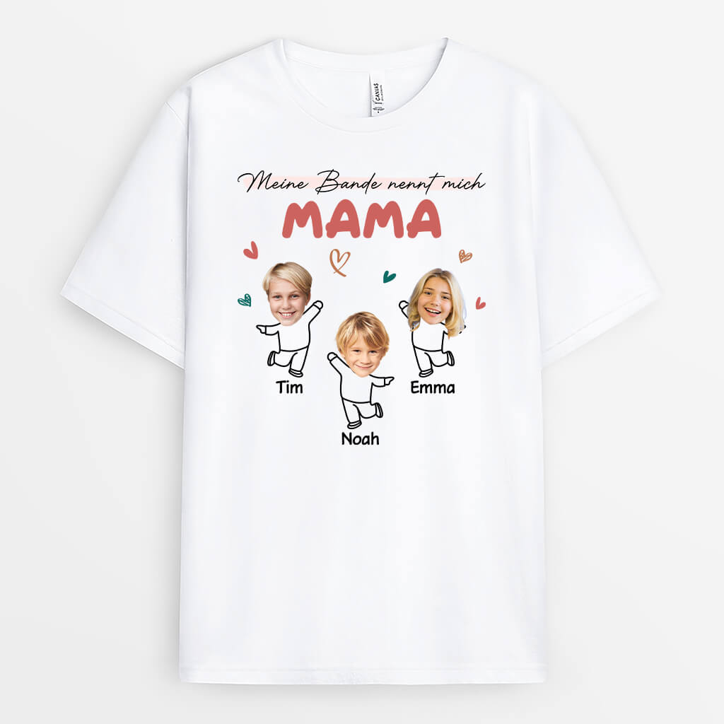 1962AGE1 personalisiertes mein team nennt mich oma mama t shirt