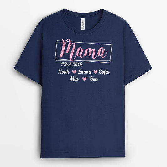 1968AGE2 personalisiertes oma mama gegrundet t shirt