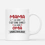 1978MGE3 personalisiertes mama zu sein ist eine ehre oma zu sein ist unbeahlbar tasse