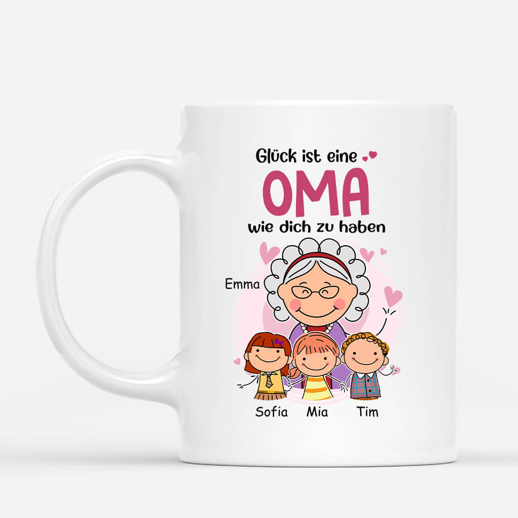 2001MGE1 personalisierte gluck ist eine oma wie dich zu haben tasse