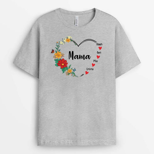 2030AGE2 personalisiertes liebe oma t shirt