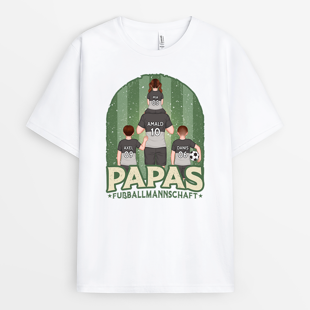 2060AGE1 papas dreamteam fussball weisses t shirt papa personalisiert_ 2060A5H8Bv