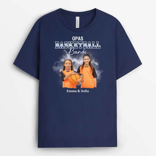 2073AGE2 personalisiertes opas fussballbande t shirt