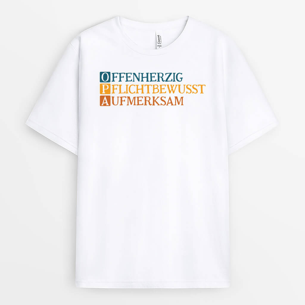 2092AGE1 personalisiertes vater akrostichon gedicht t shirt