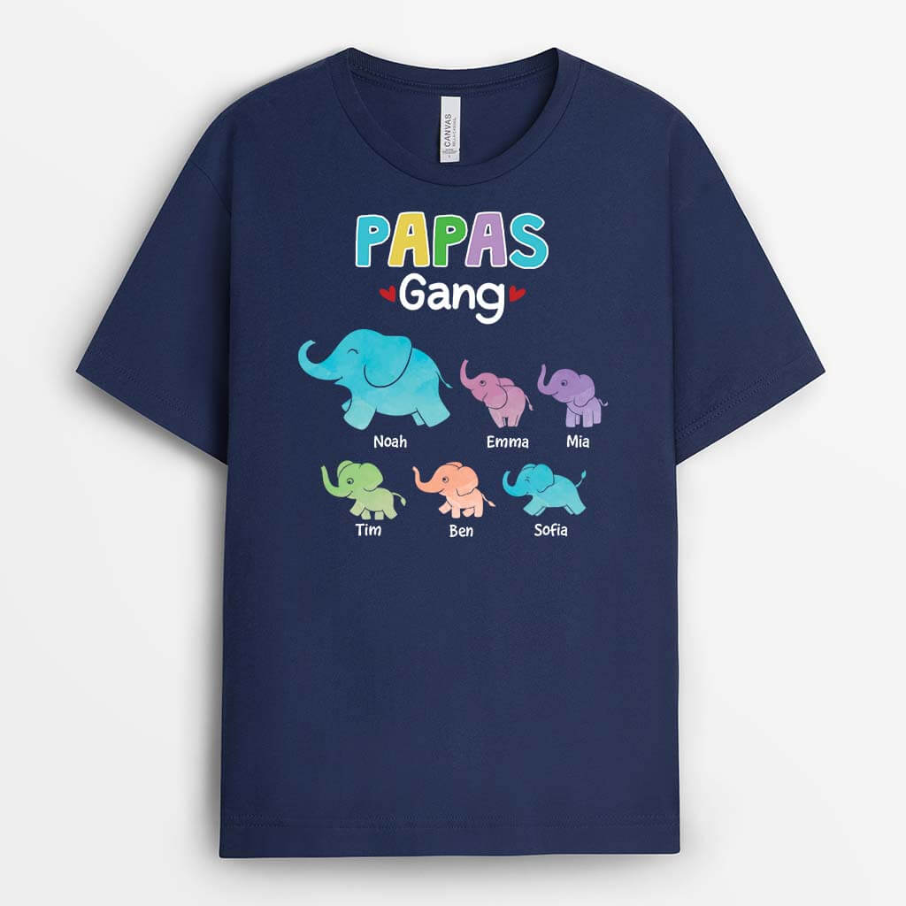 2109AGE2 personalisiertes mamas omas bande t shirt