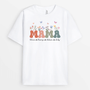 2115AGE1 personalisiertes mama und blumen t shirt