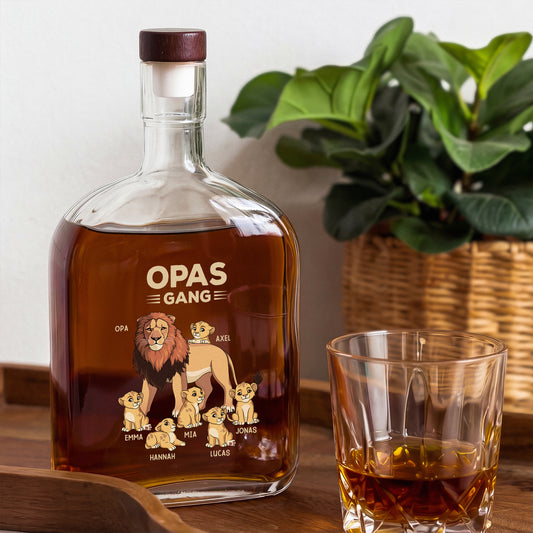 2137AGE2 papas gang lowe personalisierte whiskyflasche papa opa 2137ai6p5b