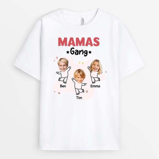 2139AGE1 personalisiertes mamas omas bande t shirt