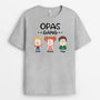 2140AGE1 personalisiertes papas opas bande t shirt