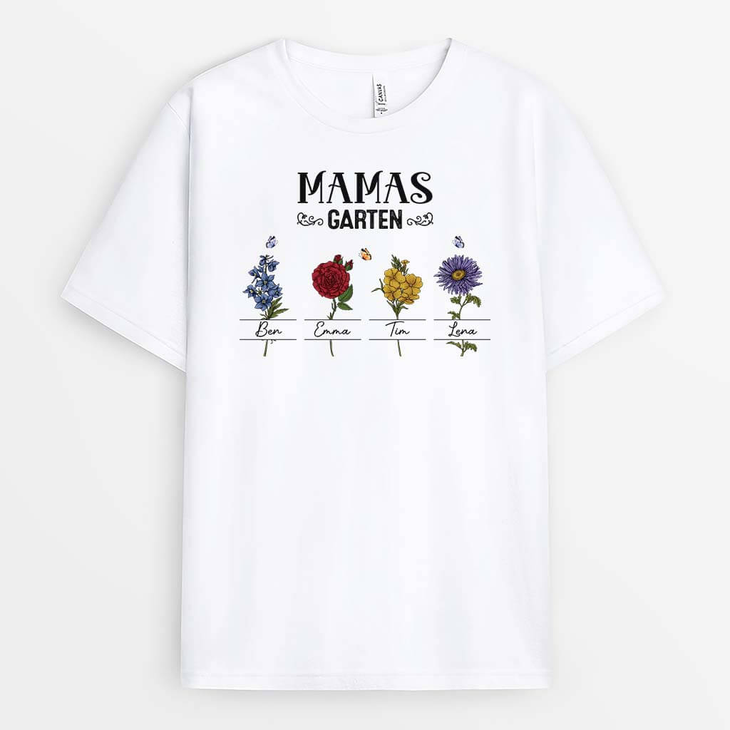 2142AGE2 personalisiertes omas garten t shirt