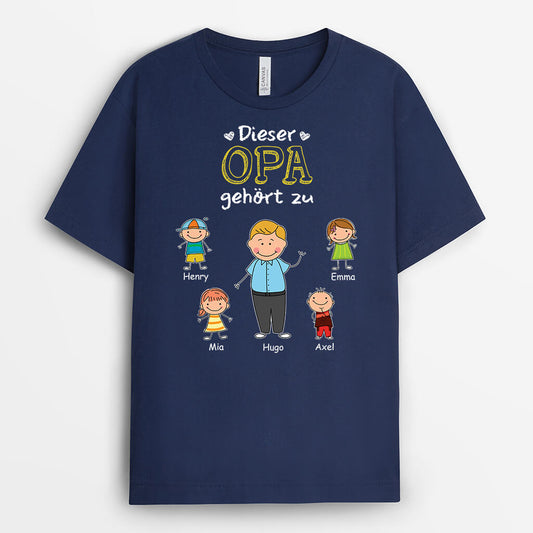 2146AGE2 personalisiertes diese opa gehort zu t shirt