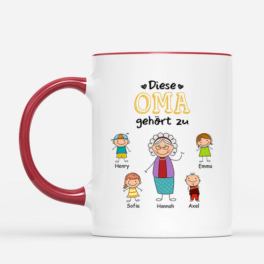 2146MGE2 dieser opa gehort zu lowe  personalisierte tasse fur opas