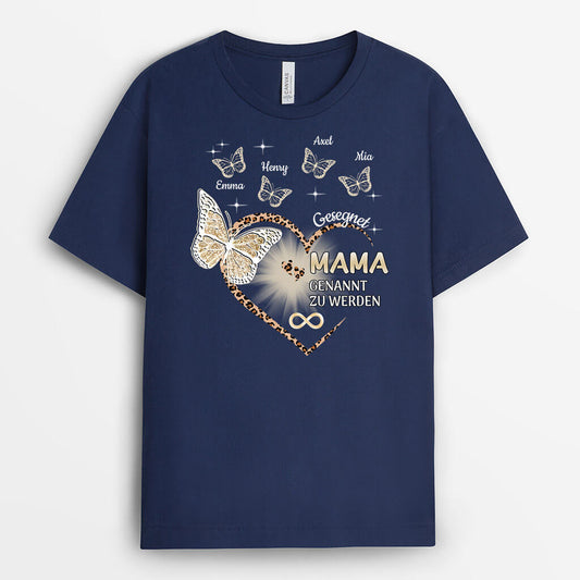 2147AGE2 personalisiertes gesegnet oma genannt zu werden t shirt