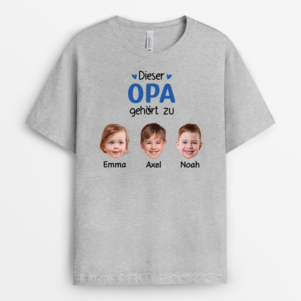 2168AGE1 personalisiertes dieser papas gehort zu t shirt