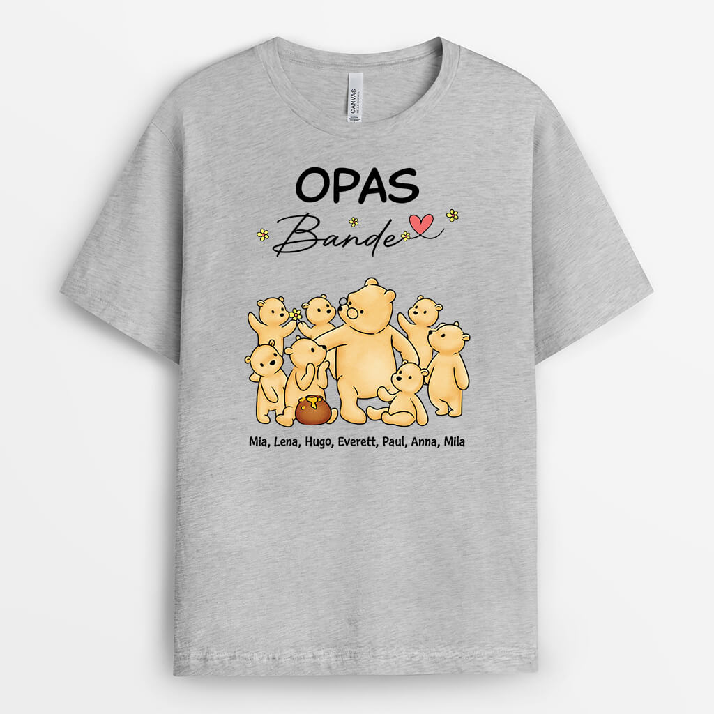 2172AGE2 personalisiertes mamas omas bande bar t shirt