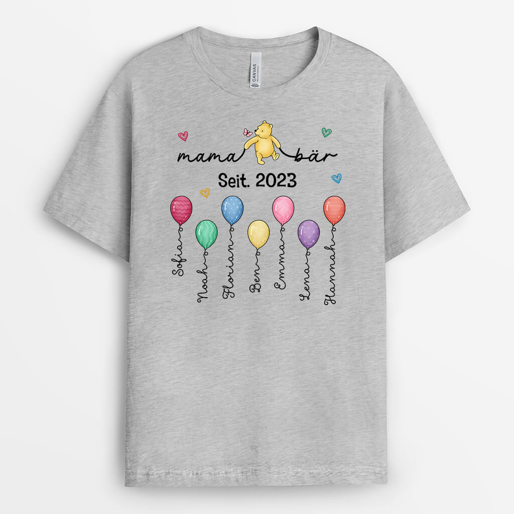 2181AGE2 personalisiertes mama bar t shirt