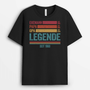 2182AGE1 personalisiertes ehemann papa opa legende t shirt