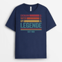 2182AGE2 personalisiertes ehemann papa opa legende t shirt