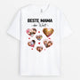 2203AGE1 personalisiertes beste mama der welt t shirt