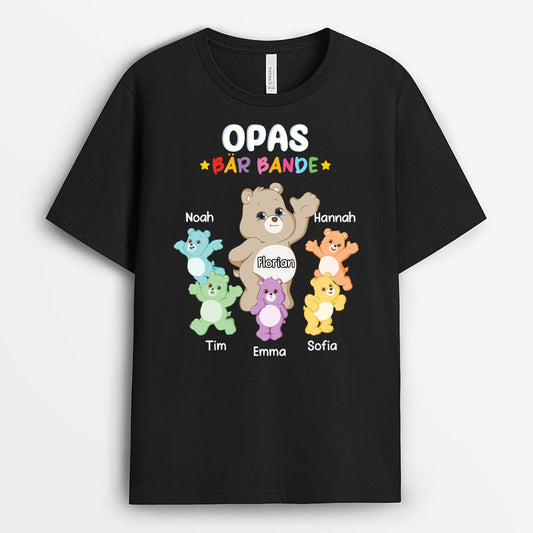 2218AGE1 personalisiertes opas bar bande t shirt