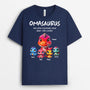 2227AGE2 personalisiertes mamasaurus omasaurus t shirt