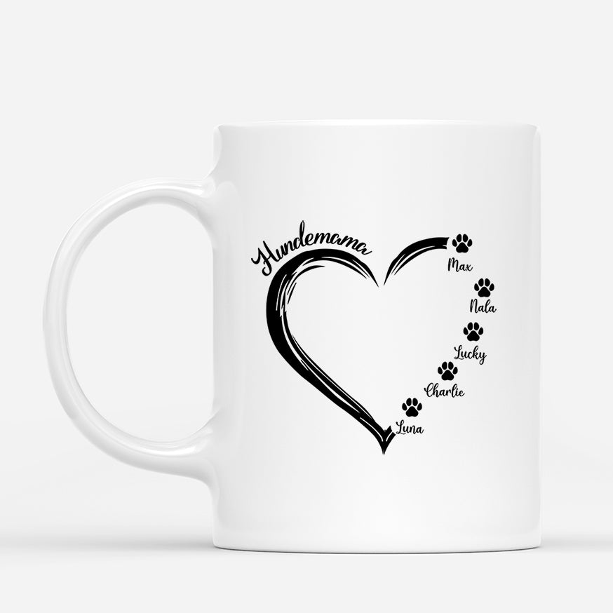 2229MGE1 hundemama herzen pfoten personalisierte tasse hund_ 2229M8M7C