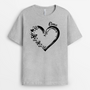 2240AGE2 personalisiertes mama kinder und das herz t shirt 2240a5c7a