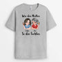 2244AGE2 personalisiertes wie die mutter so die tochter t shirt