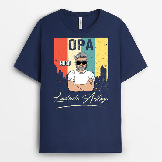 2273AGE1 personalisiertes opa limitierte auflage t shirt