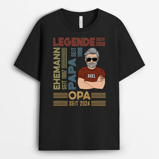 2277AGE1 personalisiertes die legende t shirt