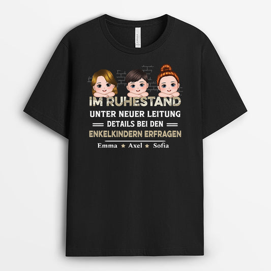 2293AGE1 personalisiertes im ruhestand unter neuer leitung siehe enkelkinder fur details t shirt 2293a648b_9f1054cf c534 4be4 8910 a44f67292210