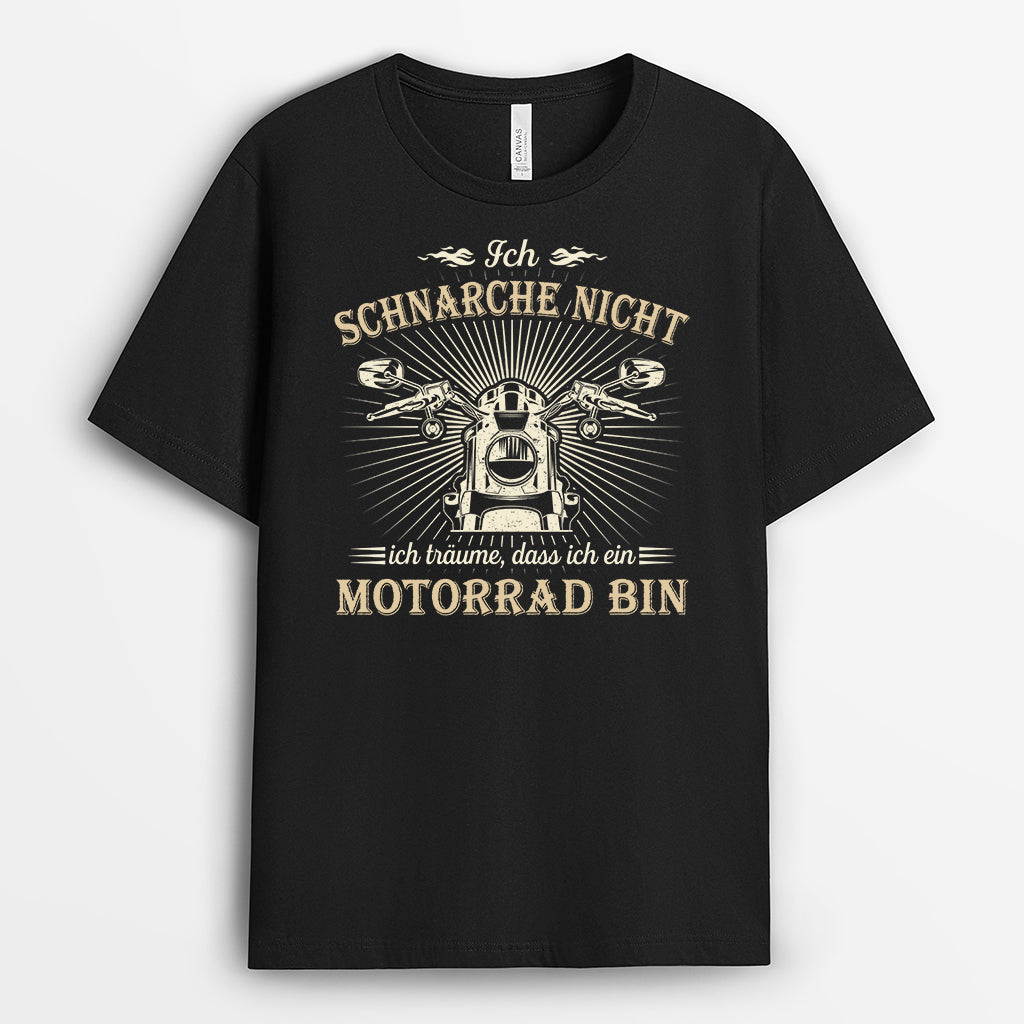 2299AGE1 personalisiertes ich schnarche nicht ich traume dass ich bin t shirt 2299a3a5b