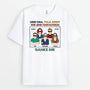 2302AGE2 personalisiertes lieber papa grossartige arbeit wir sind fantastisch danke dir t shirt