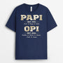 2315AGE2 personalisiertes papa opa seit t shirt