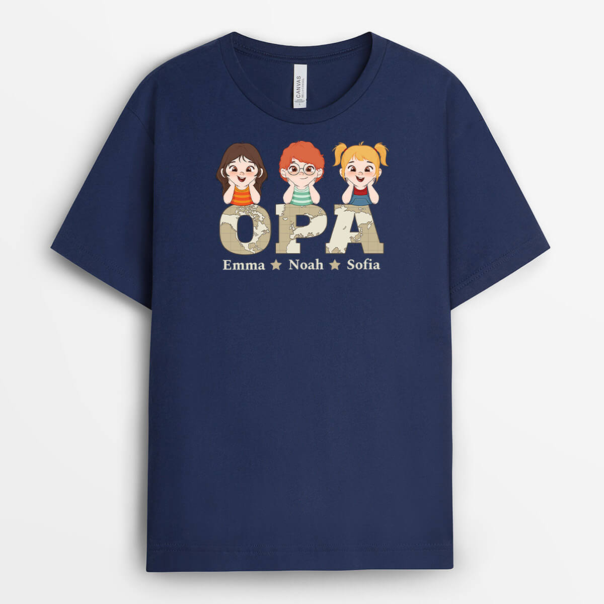 2322AGE2 personalisiertes papa und kinder t shirt 2322a9a8b