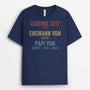 2327AGE2 personalisiertes legende seit ehemann papa opa von t shirt