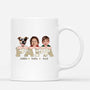 2333MGE1 personalisierte papa und kinder weltkarte tasse