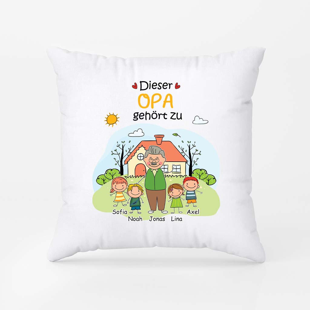 2361PGE1 diese oma dieser opa gehort zu lineart kissen oma opa personalisiert 2361P6L5B